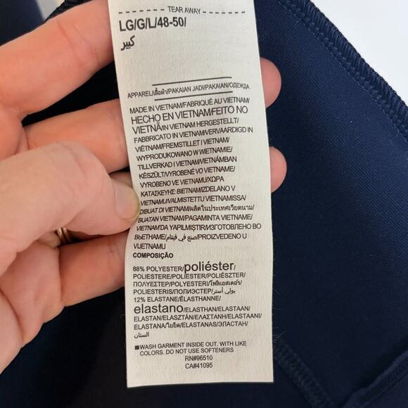 Under Armour Storm Women's Midlayer Full-Zip Track Jacket L Navy Blue Athletic - Picture 11 of 12